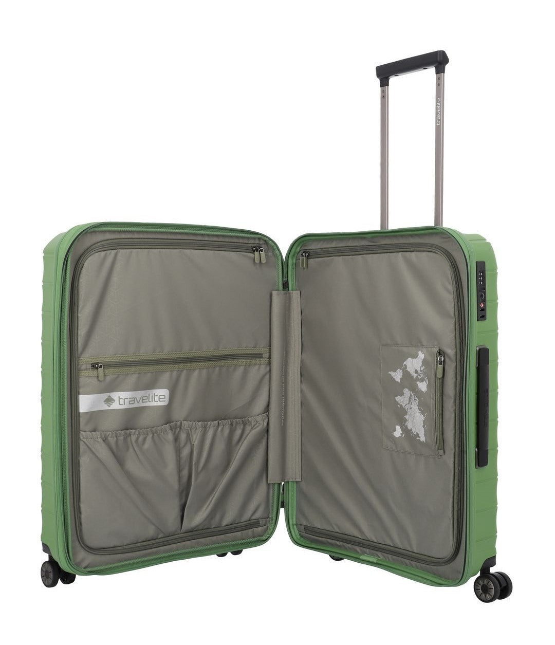 TRAVELITE MALETA MEDIANA EXTENSIBLE MOOBY 66CM DE POLIPROPILENO RECICLADO