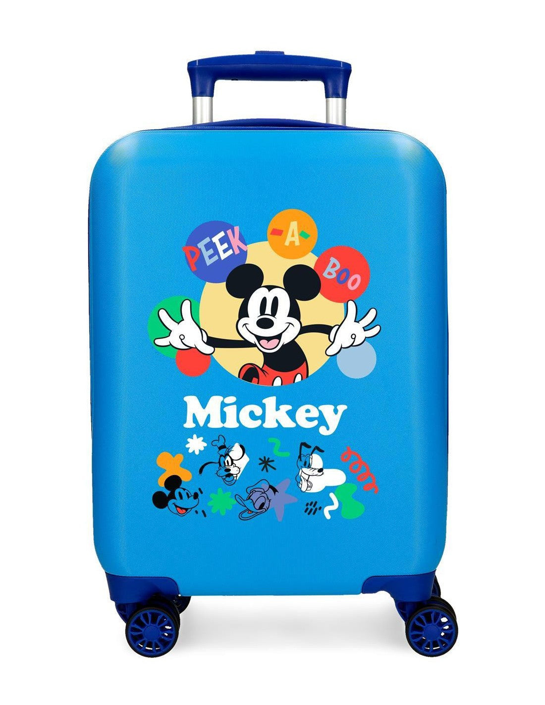 TROLLEY ABS 50 CM.4R MICKEY PEEK A BOO AZUL