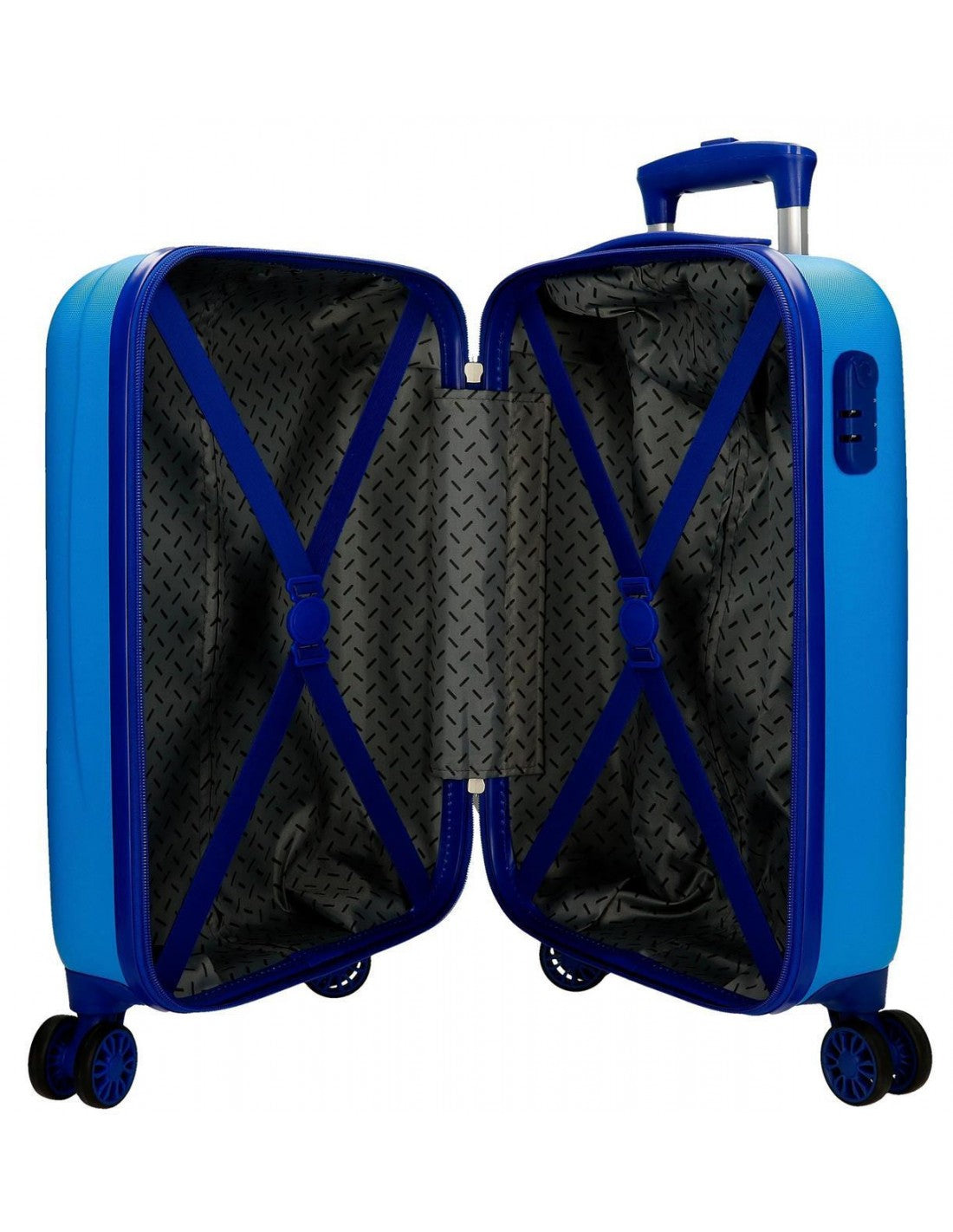 TROLLEY ABS 50 CM.4R MICKEY PEEK A BOO AZUL