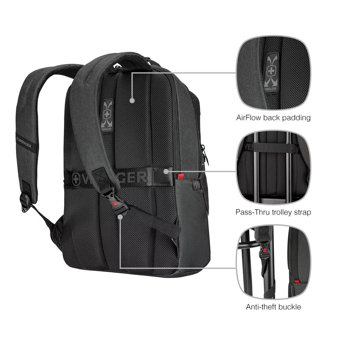 WENGER MOCHILA MX ECO PROFESSIONAL 16” CON BOLSILLO PARA TABLET 10”